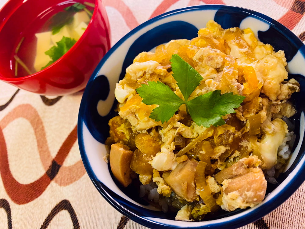 めんつゆで関東風親子丼